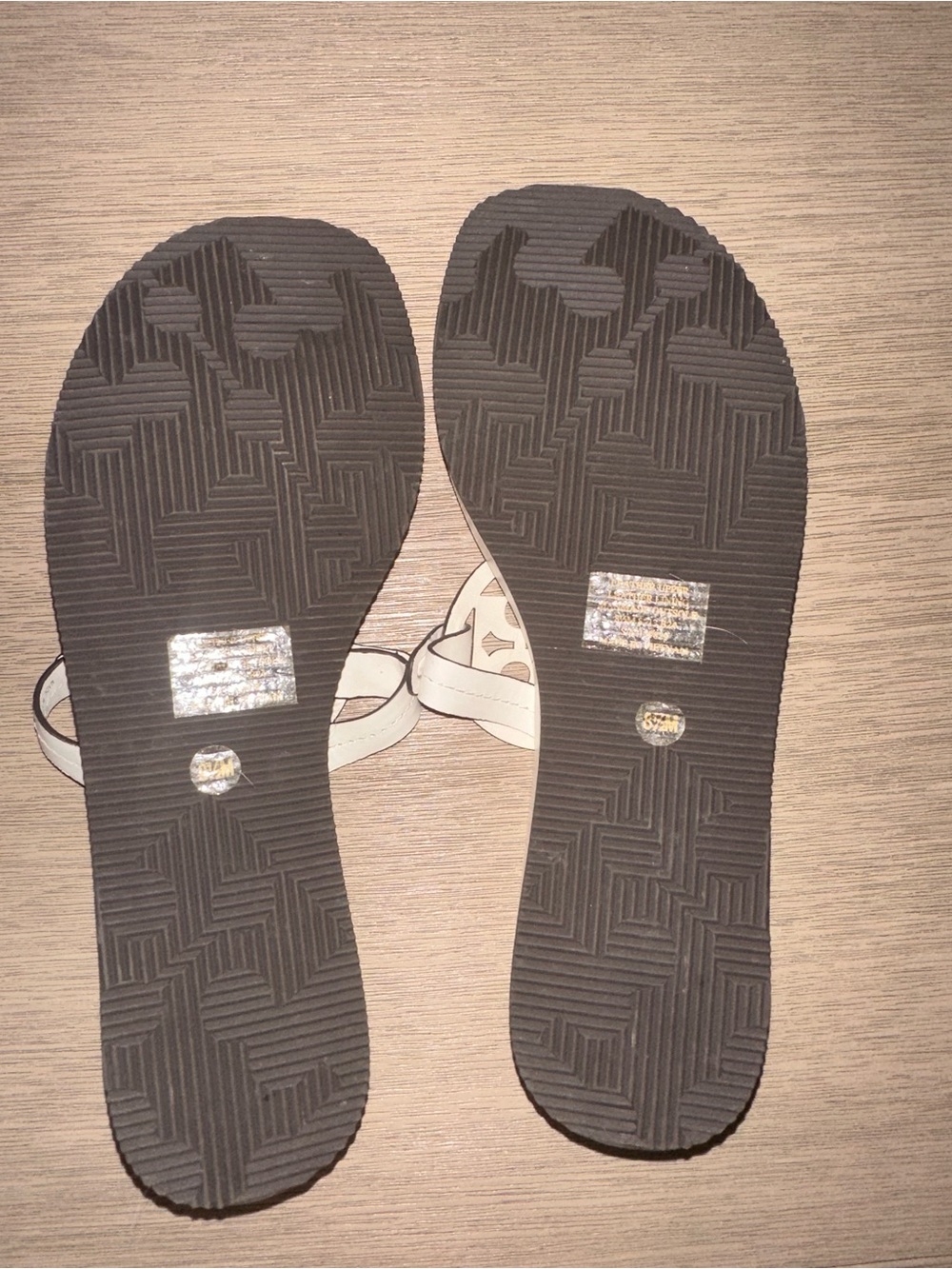 Tory Burch White Miller Wedge Sandals - Picture 9 of 14